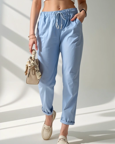 Royalfashion Egyszerű női szövetnadrág