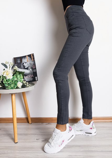 Női szürke treggings - ruházat