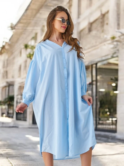 Royalfashion Pamut hosszú női ing, mint egy ruha