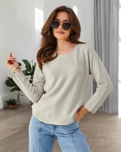 Royalfashion Viscóz vékony női pulóver