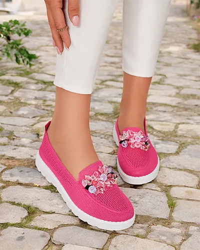 Royalfashion Női díszített mokaszin Hewenti