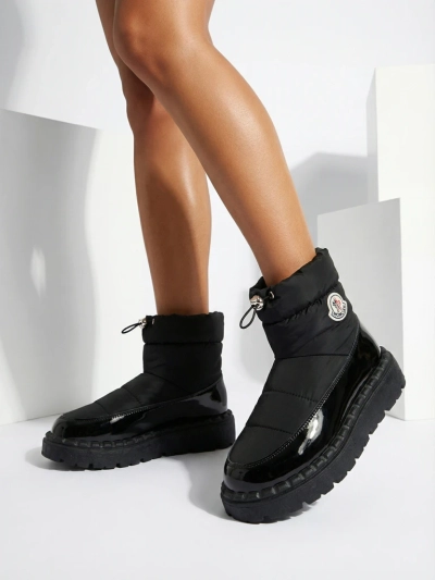 Royalfashion Női csúszós hócsizma fekete színben Ireda