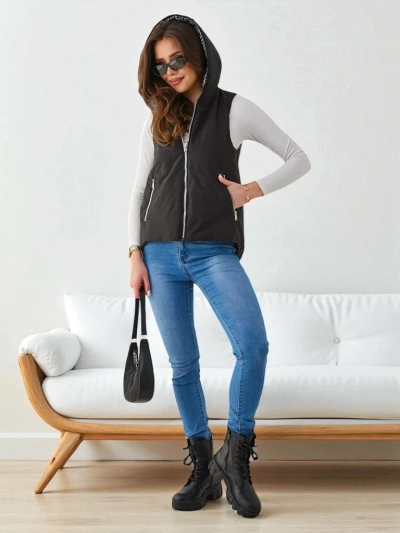 Royalfashion Hosszú steppelt női mellény