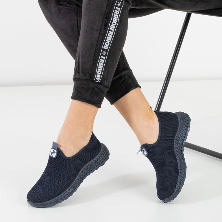 Sötétkék csúszás a Nandini sportcipőn - cipő