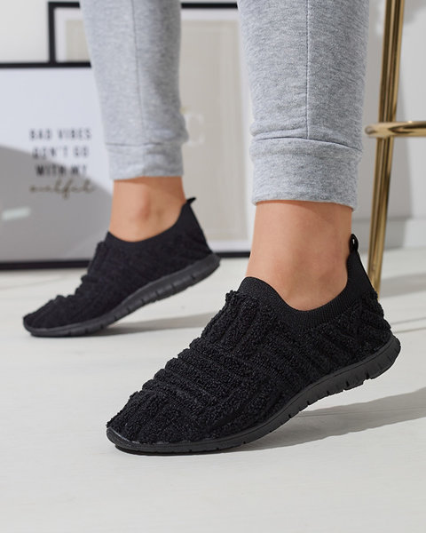 Fekete slip-on női sportcipő tornacipő Kerliv- Footwear