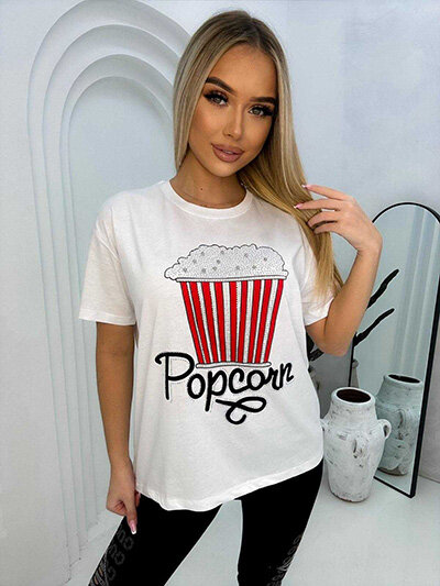 Royalfashion Női póló nyomtatással és cirkuszokkal