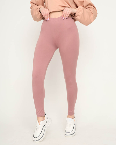Sötét rózsaszín női leggings - Ruházat