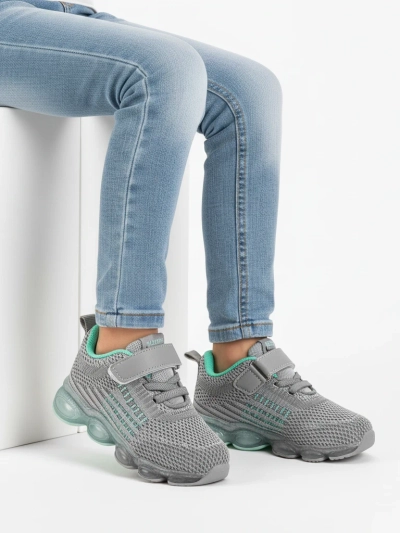 Astra Szürke Szintetikus Sport Gyermek Sneaker Nyárra