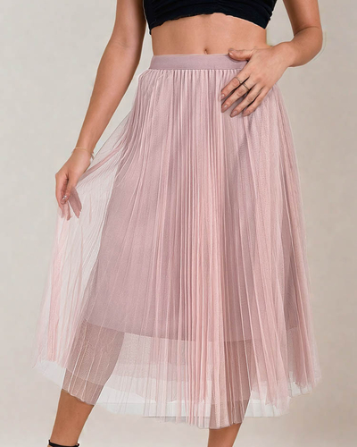 Royalfashion Női dupla rétegű midi szoknya
