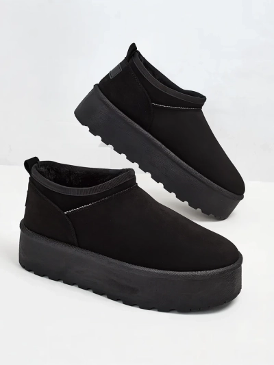 Royalfashion Női rövid csizma a'la hócsizma Ozozi