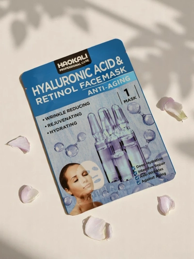 Haokali - Arcpakolás hialuronsavval és retinollal - hidratál, revitalizál, és csökkenti a ráncokat