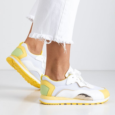 Sárga és fehér színű Mavena cipők - Cipők