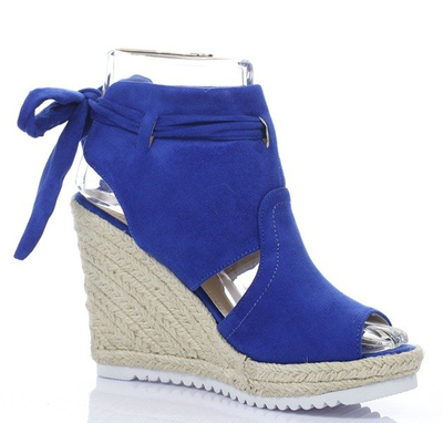 Chabrowe sandały z cholewką - Obuwie