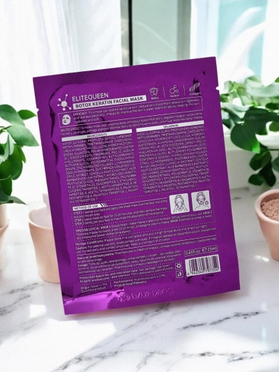 Botox&Keratin Lapos Arcmaszk – hidratál és csökkenti a ráncokat