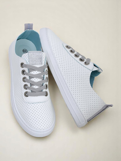 Royalfashion női környezetbarát műbőr tornacipő PureWalk