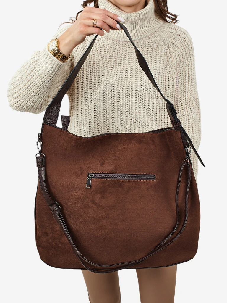 Donenn női shopper táska öko-velúrból