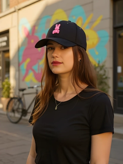 Royalfashion sapka nyuszis chic folttal