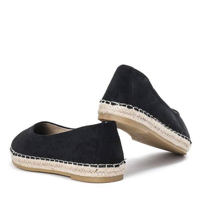 OUTLET Black espadrilles Mellow - Cipő