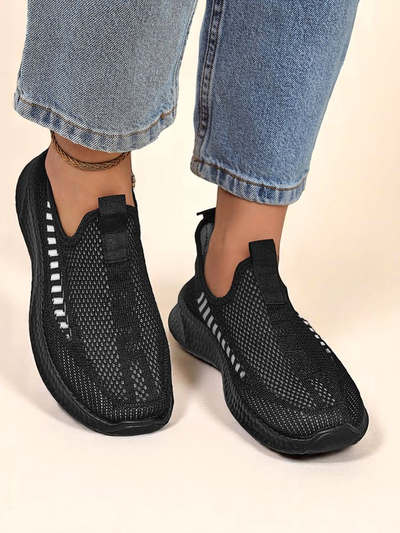 Royalfashion Női felhúzható sportos anyagcipő Sport Slip-On