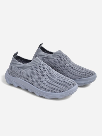 Silvana galambszürke női sneakerek - kényelmes slip-on cipők a városba