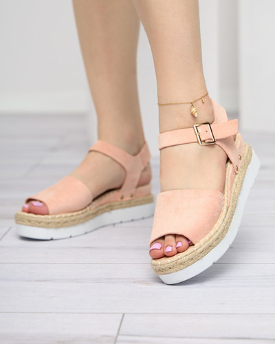 OUTLET Rózsaszín női szandál éken Setovia - Lábbeli