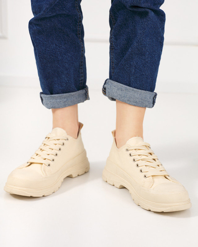 OUTLET Bézs női sportcipő Ohema - Lábbeli