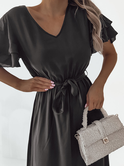 Royalfashion Női egyszerű midi ruha