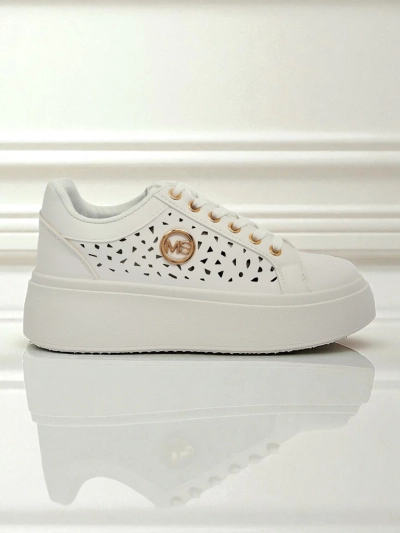 Aurelia Bianca – Fehér Platform Sneakers Royalfashion Ecru