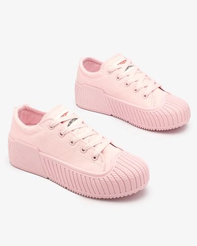 OUTLET Royalfashion Pink Brigera platform sportcipő