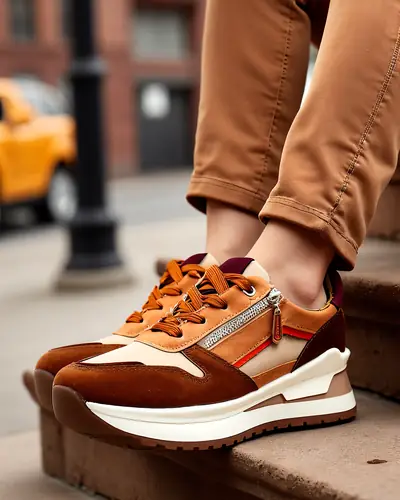 Royalfashion Női sportcipők rejtett sarkal Bessase