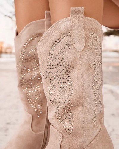 Royalfashion Női Kellib sarok cowboy csizma