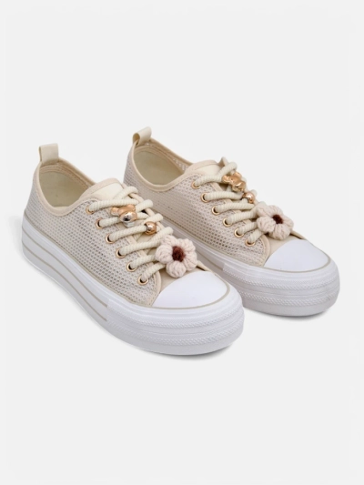 Royalfashion Női perforált sportcipők díszítésekkel Osdo