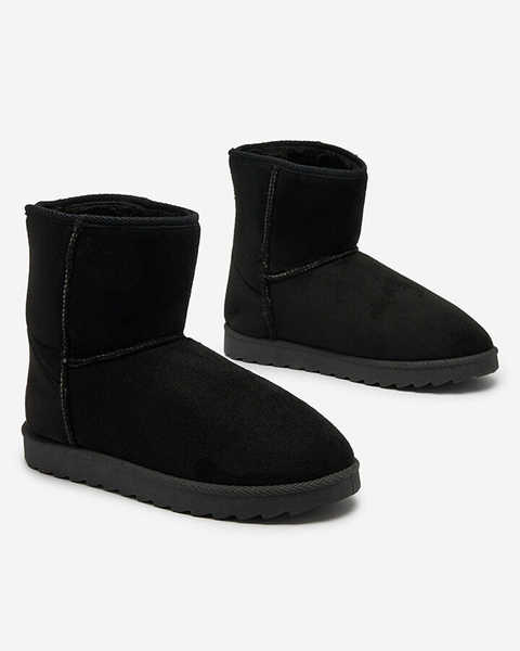 Royalfashion Női csizma a'la hócsizma fekete színben Aener