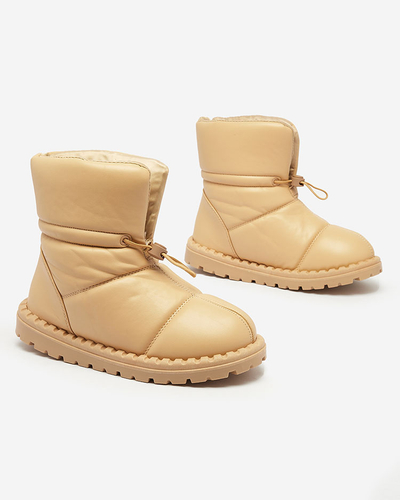 Royalfashion Női csúszós hócsizma barna színben Nevonsisia