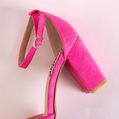 Neon rózsaszín női szandál a Luxuriance oszlopon - Lábbeli