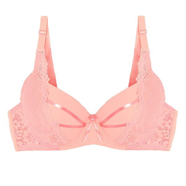 Rózsaszín párnázott melltartó - Fehérnemű
