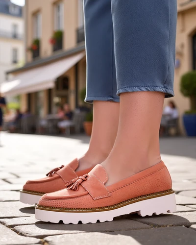 Royalfashion Nyitott női mokaszinok Esiobb