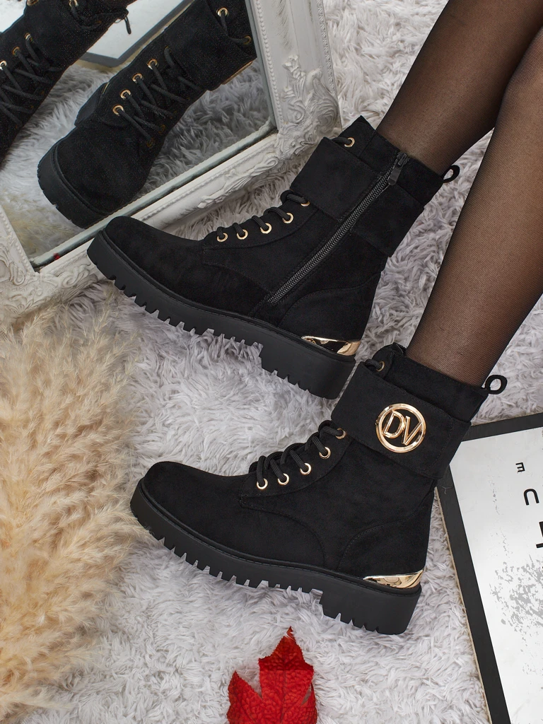 Női Lorice díszes worker bakancsok