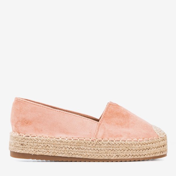 Roseanne platform espadrilles rózsaszínben - lábbeli