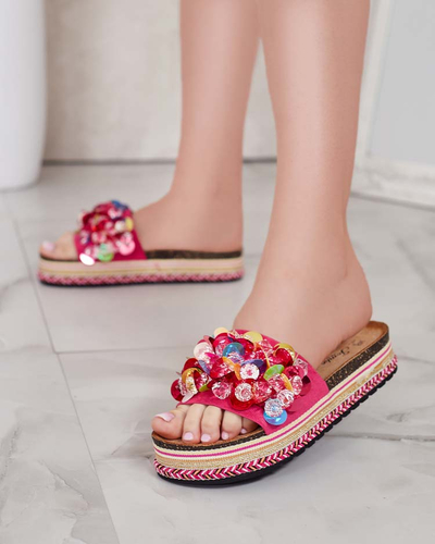 Royalfashion Női Loassa strasszos flip-flop