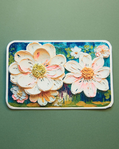 Royalfashion Színes lábtörlő szőnyeg virágokkal 40x60