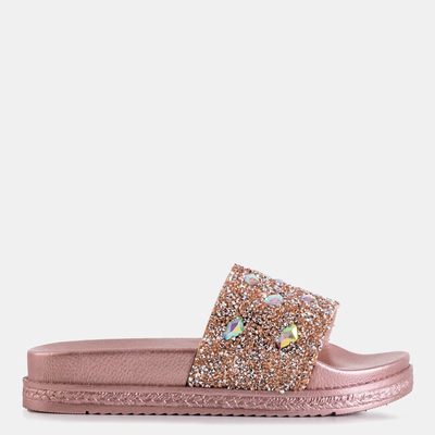 Női Rose Gold Sailor Platform szandál - cipő