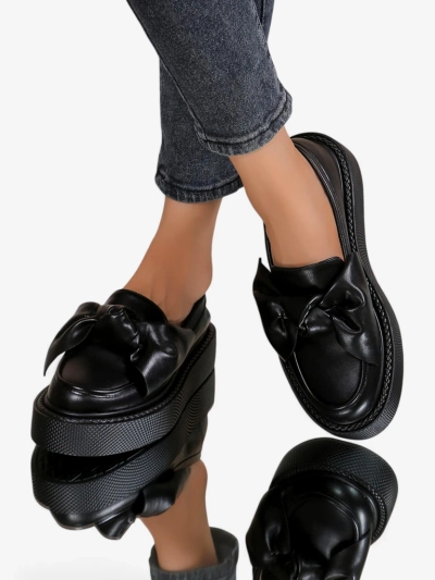 Royalfashion Elegáns női mokaszin masnival Ortto