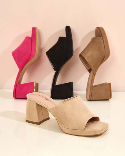 Royalfashion Női flip-flopok stabil oszlopon Opetikas