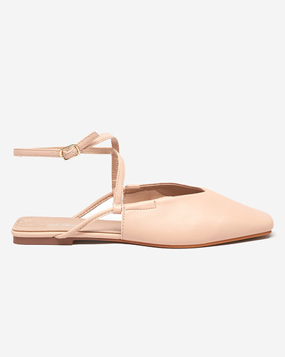 OUTLET Nude balerina szandál Talio - Lábbeli