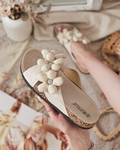 Royalfashion Női Polidda Flower Strap Flip Flops
