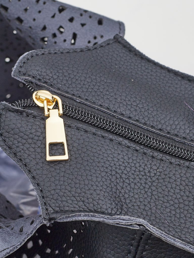 Royalfashion Nagyméretű női shopper táska, áttört Lira csipkés