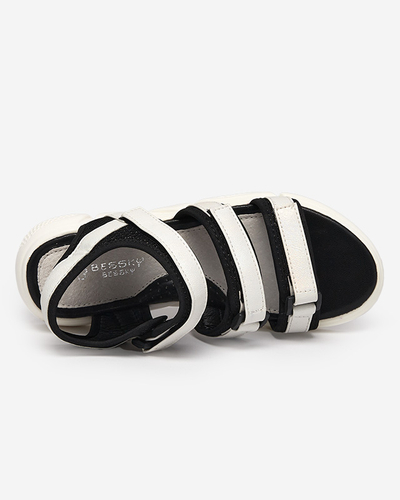 Fehér Mumin-Shoes tépőzáras lányszandál