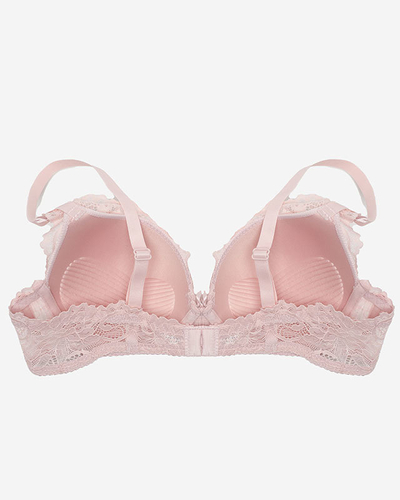 Rózsaszín fűzős női melltartó - Fehérnemű