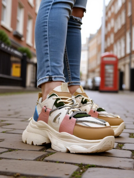 Royalfashion Női sportcipők vastag talpon Reterri